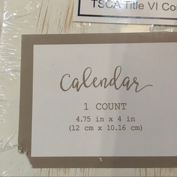 Wooden Calendar Flippable Block Brand New Unopened - Picture 3 of 6